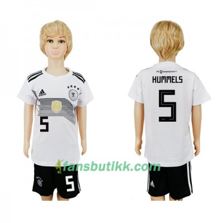 Fotball-VM 2018 Tyskland drakt Hummels 5 Barn Hjemmetrøye